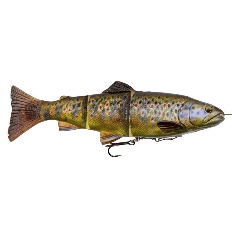 SAVAGE GEAR 4D Line Thru Trout MS – 200 mm 03- Dark Brown Trout