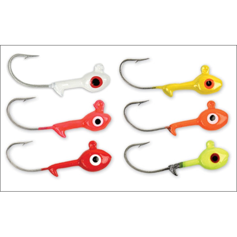 Sea Striker Gotcha Jig Heads 10pk 1/8oz White