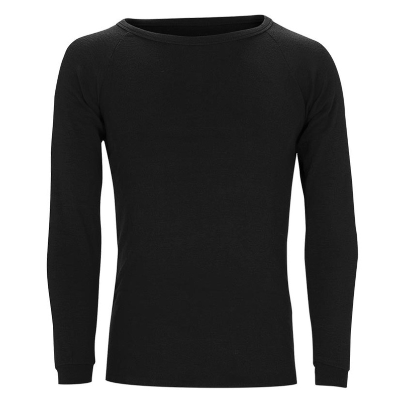 Sherpa Unisex Merino Wool Thermal Top XS Black