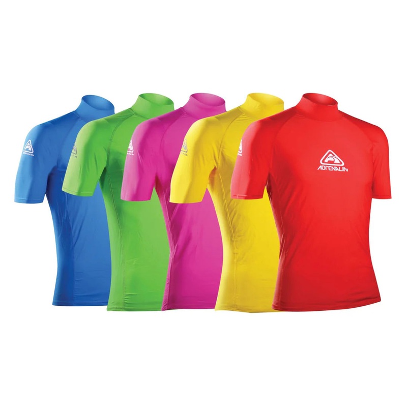 Adrenalin Vivid Rashie Rash Vest Short Sleeve Junior Blue 10