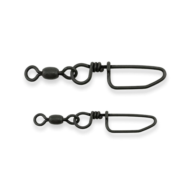 AFW Brass Coastlock Snap Swivels – Black #4/0 2Pc