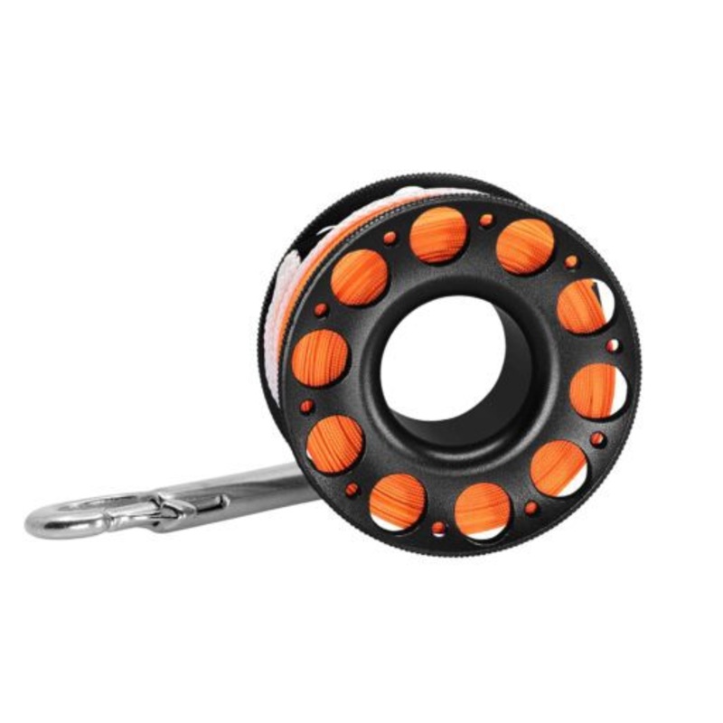 Cressi Aluminum Dive Finger Reel 15m Black