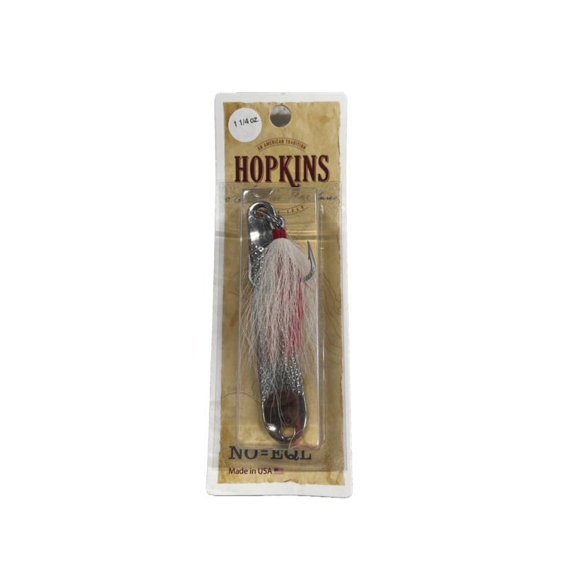 Hopkins no=Eql Treble Bucktail Spoons 3″ – 3/4oz