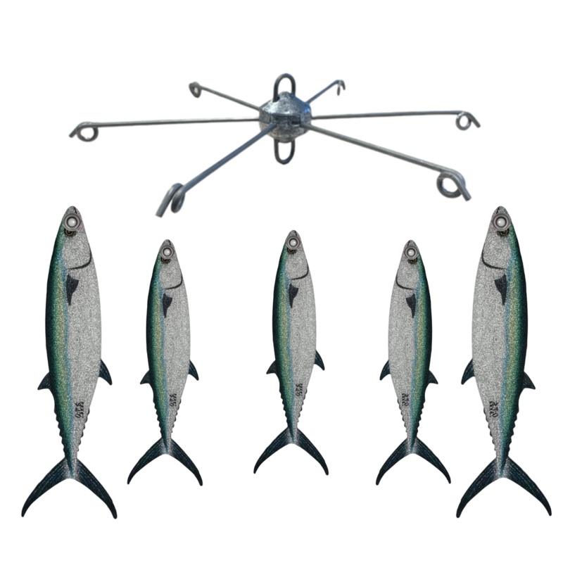 OTS 11in Fish Razr Dredge Bar Scad Flaps