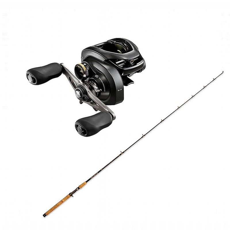 SHIMANO Curado 200PGK with PGC 8-17 6’6″ CHAOS Gold Combo