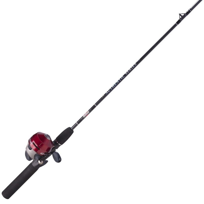 Zebco Slingshot 202 Spincast Combo Red Spincast