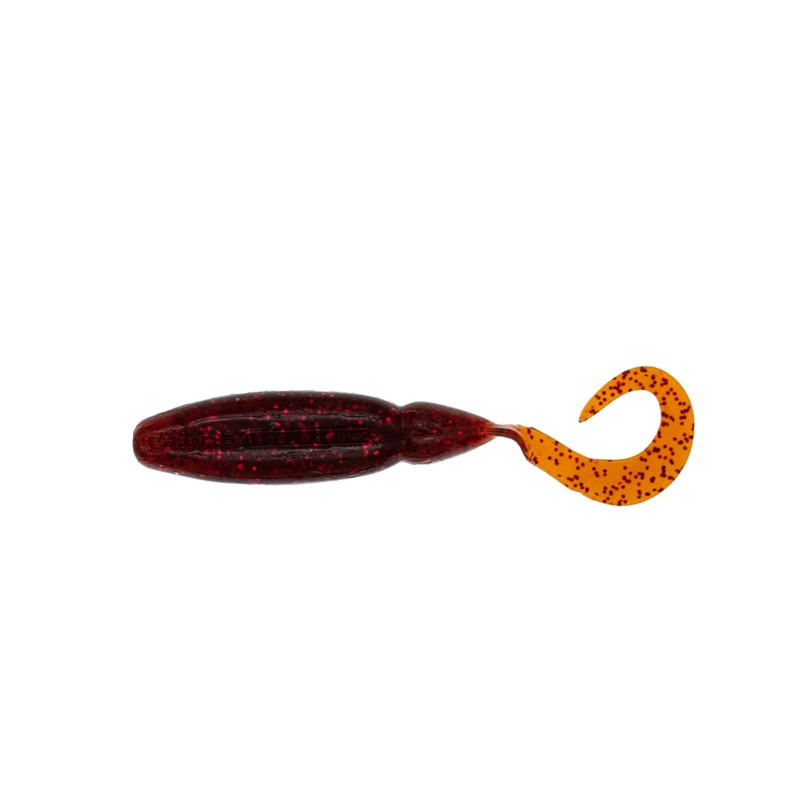 Biwaa TailGun Curly Tail Soft Plastic Lure 2.5in Bloodworm
