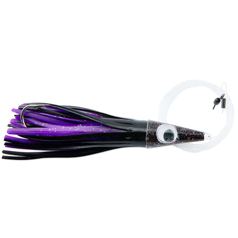 C&H Lures Tuna Tango Rigged & Ready Black / Purple Skirt