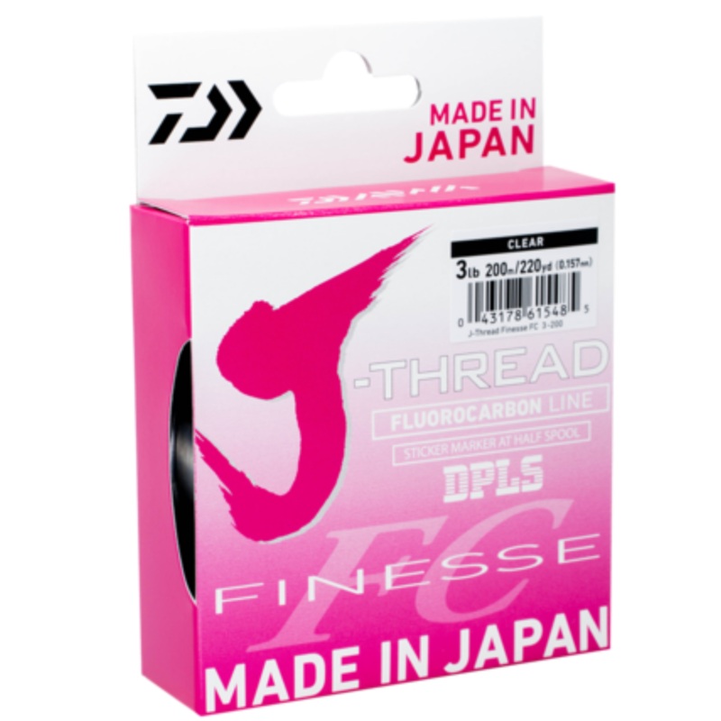 Daiwa J Thread Finesse Fluorocarbon Line 3LB