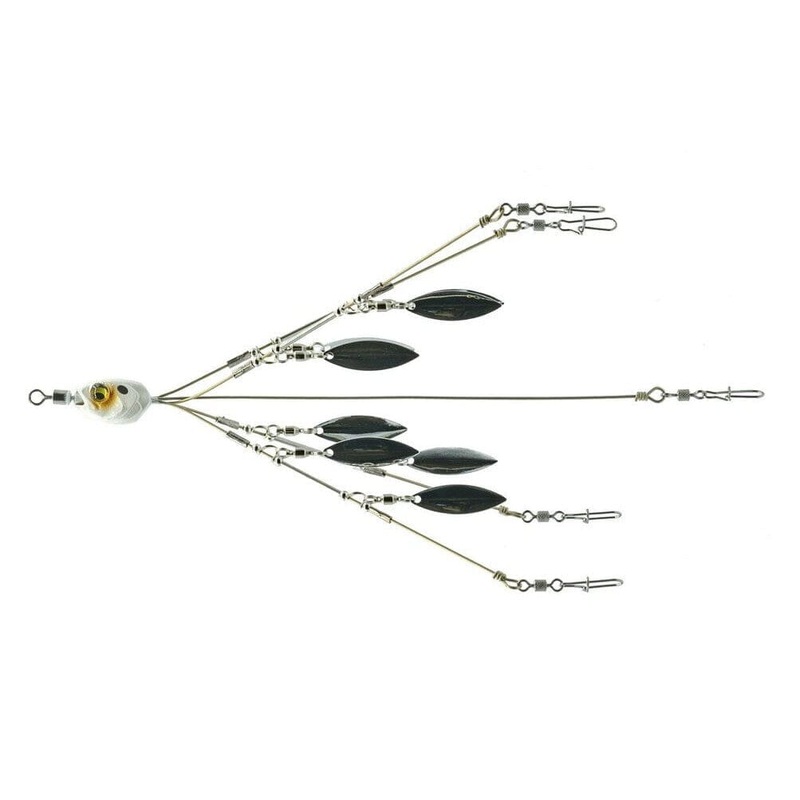 Divine Umbrella Rig 8 Blade  – Spanish Pearl 6.5″