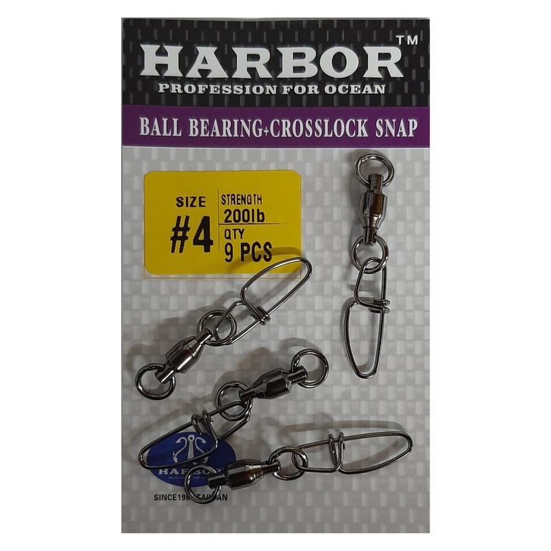 Harbor Ball Bearing Crosslock Snap Swivel 3