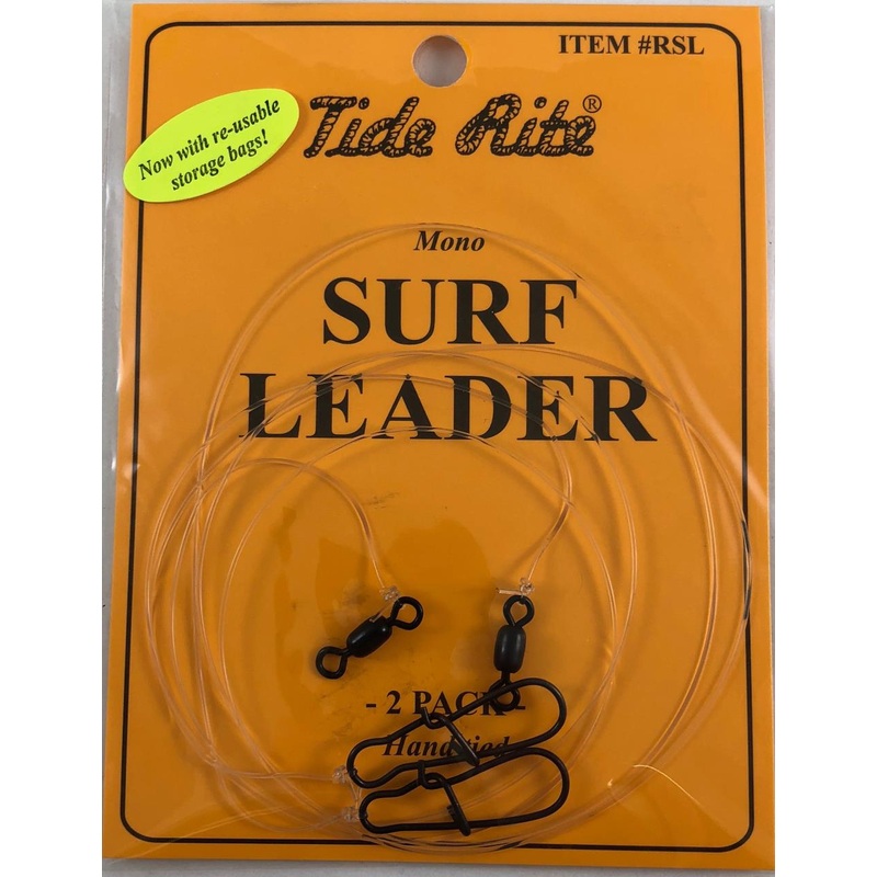Tide Rite RSL Surf Leader W/ Snap & Swivel