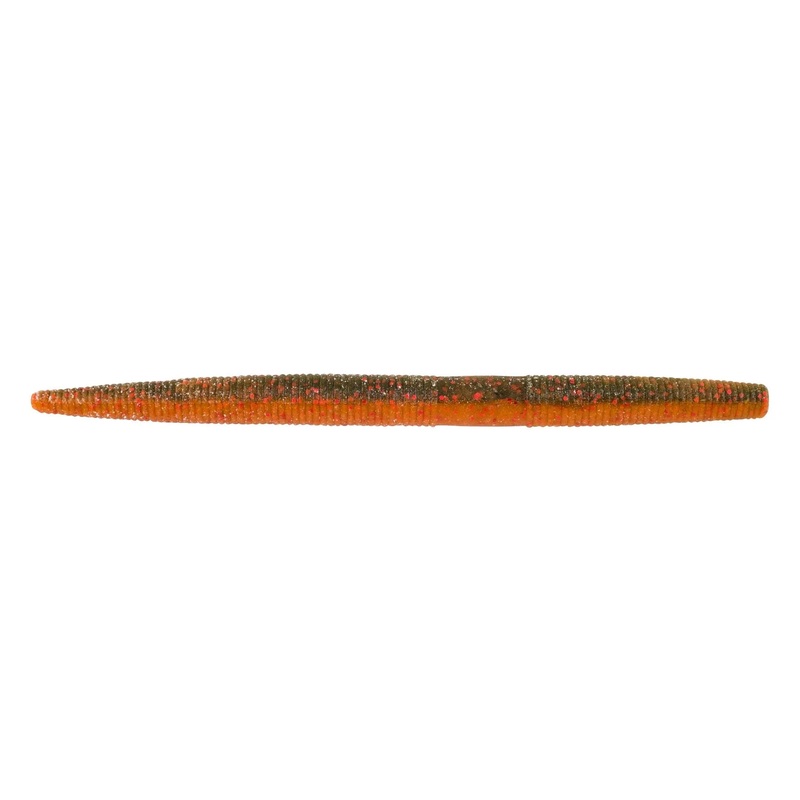 Berkley PowerBait MaxScent The General Worm 5″ Watermelon Copper / Orange w/Red