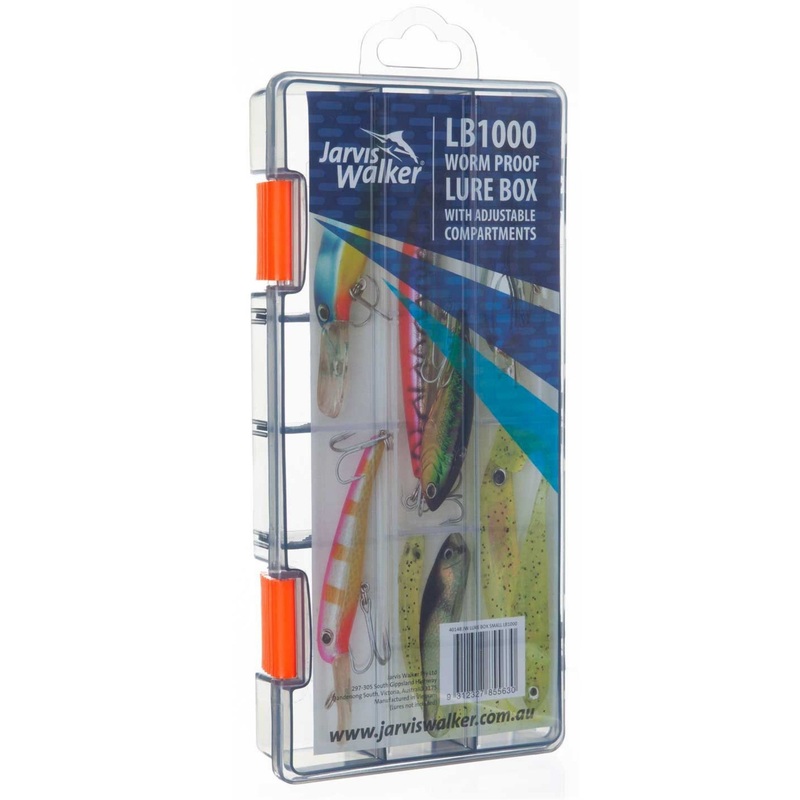 Jarvis Walker LB 1000 Lure Tackle Box 1000 Clear