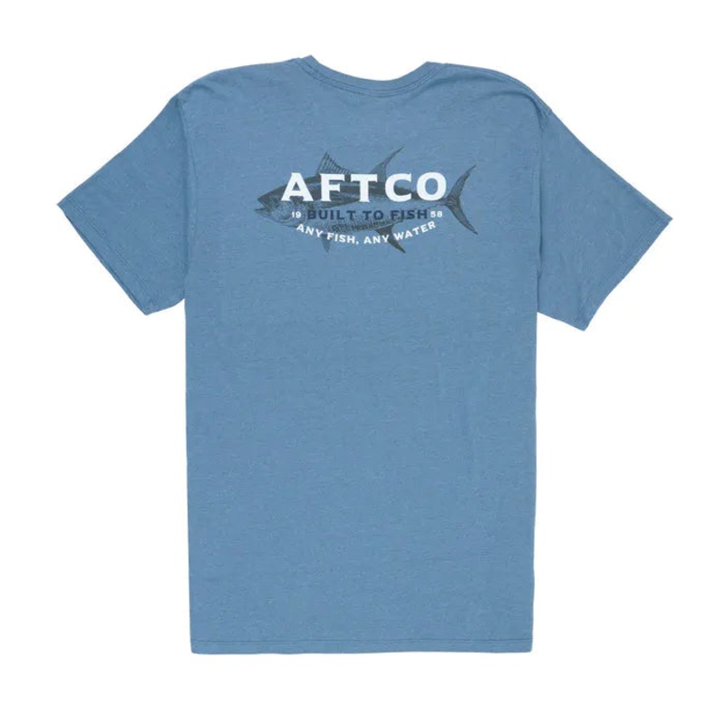 Aftco Deep Water SS T-Shirt Indigo Heather SM