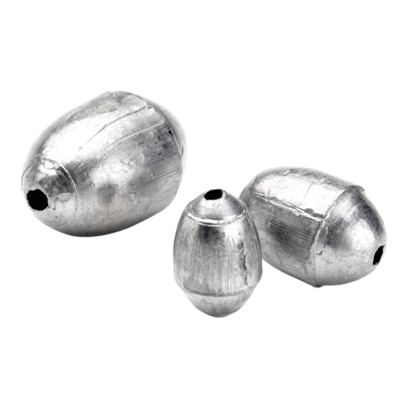 Bullet Weights Egg Sinkers for Carolina Rigging 1/8 oz