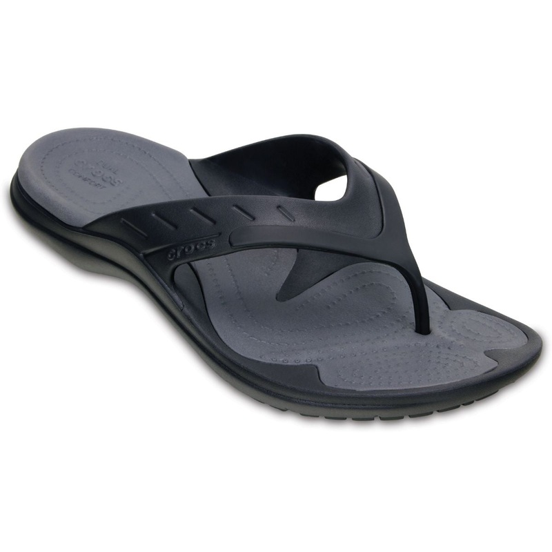 Crocs Modi Sport Flip Black Graphite US7 Black / Graphite