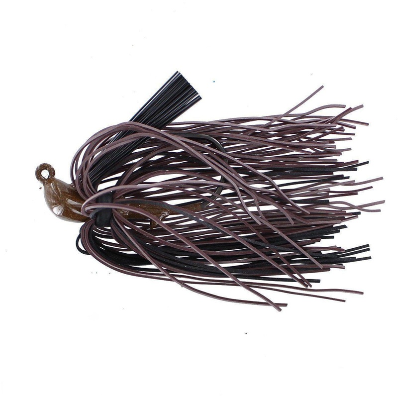 Georgia Jig Brown And Black Living Rubber 10 1/4 OZ