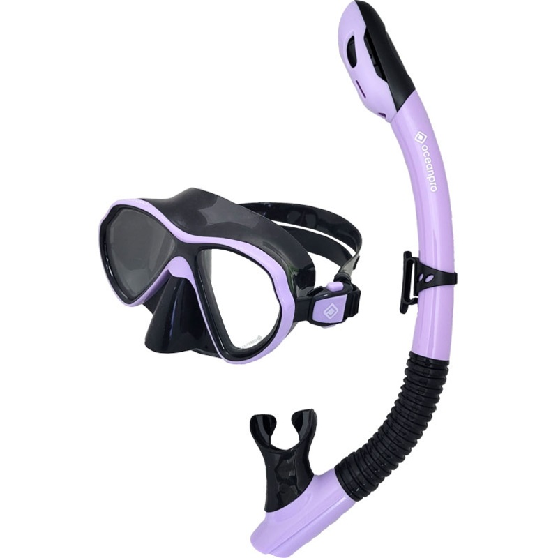 Ocean Pro Jurien Junior Mask Snorkel Set Lilac