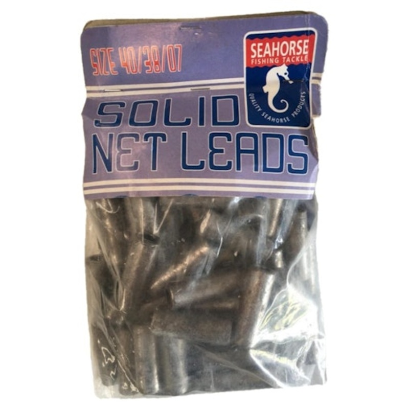 Seahorse Cast Net Strip Weight Leads Bulk Value Pack Solid 22g