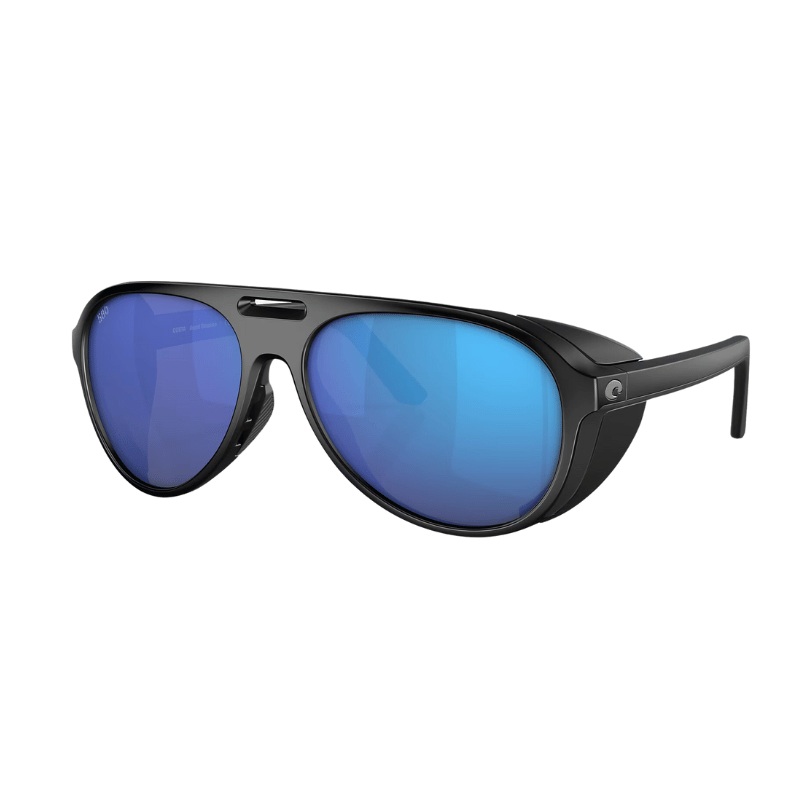 Costa Grand Catalina Polarized Sunglasses Matte Black | Blue Mirror 580G