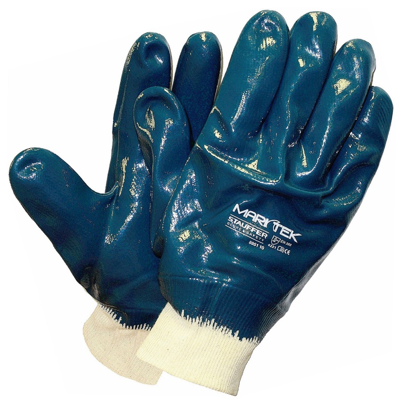 MariTek 8951 Fully Coated Nitrile Glove Dozen(12 Pairs) 10