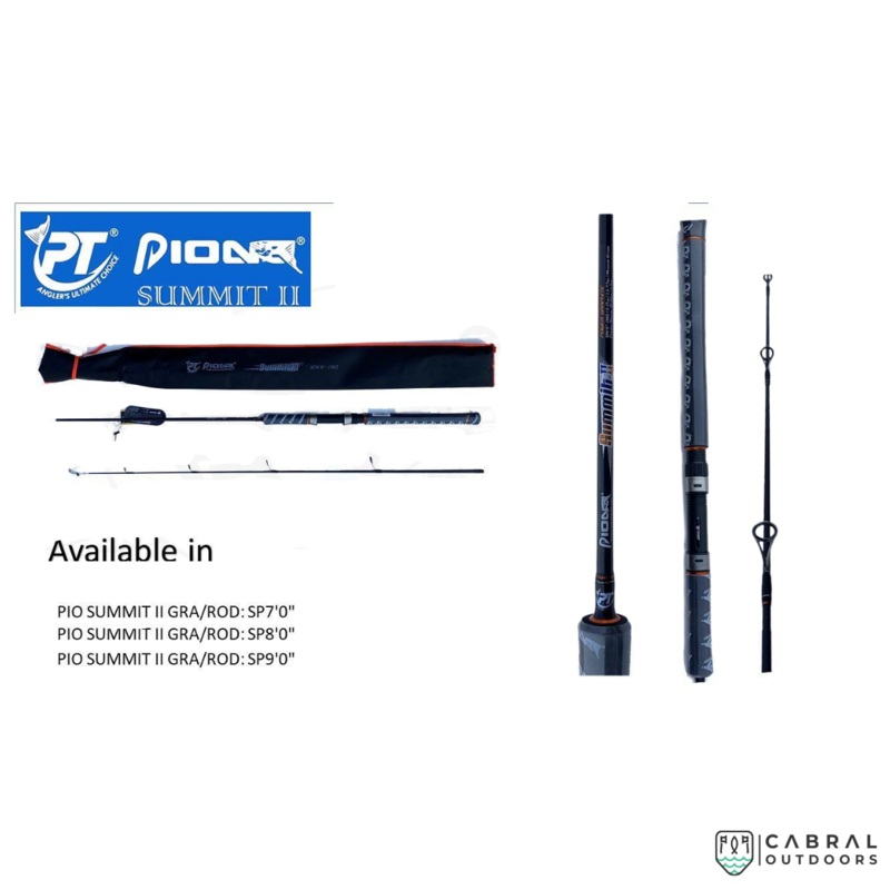 Pioneer Summit II 7ft-10ft Spinning Rod 7ft
