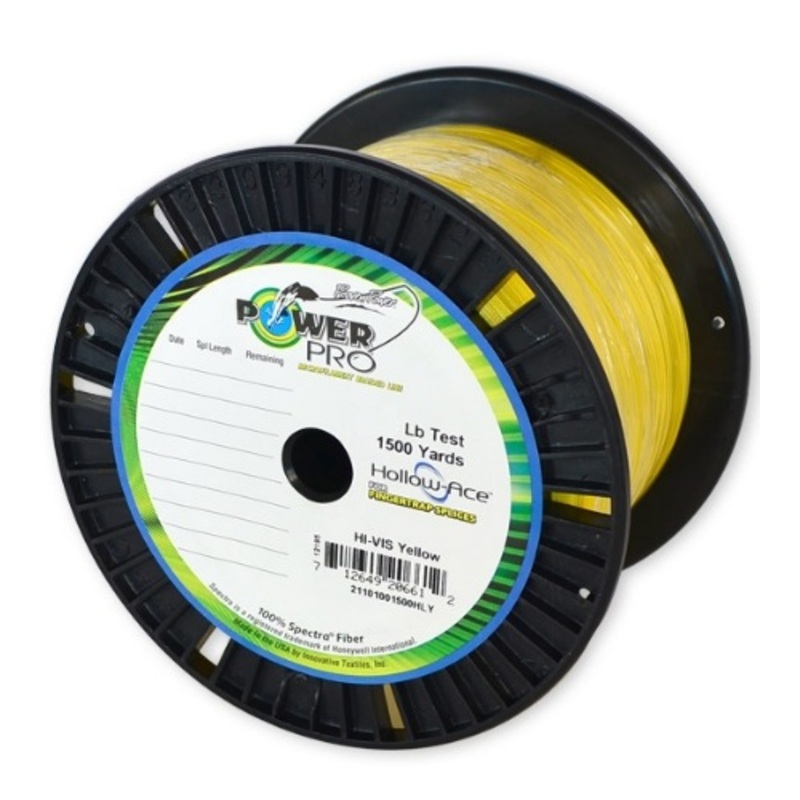 Shimano Power Pro Hollow Ace Yellow Braided Line 1500yd 24kg
