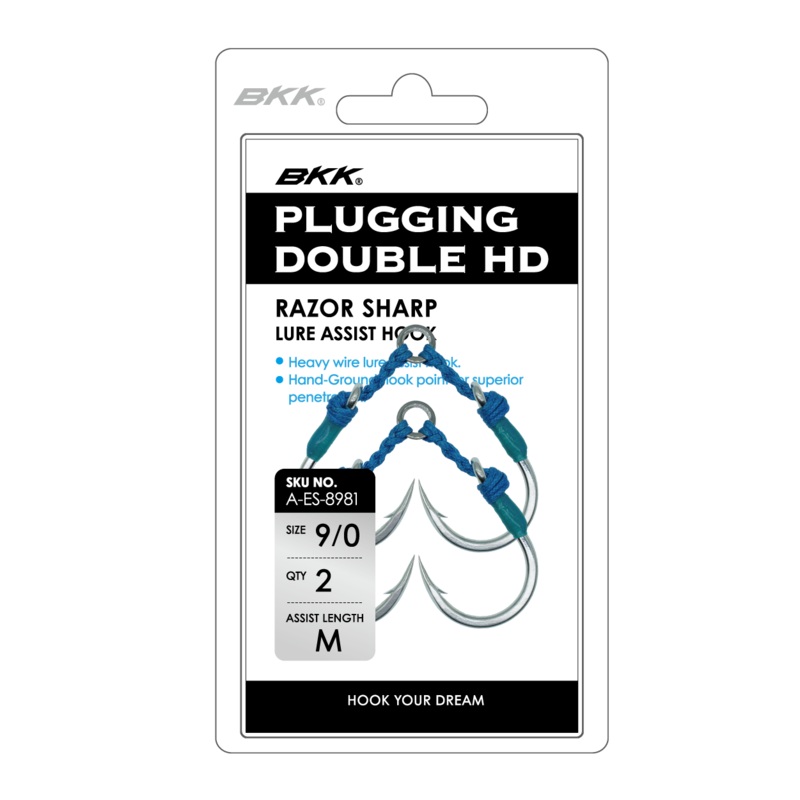BKK Plugging Double HD Twin Assist Hook 10/0