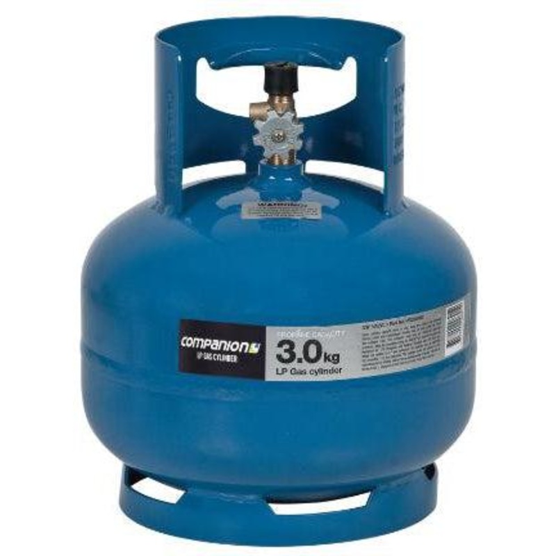 Companion 3/8LH Gas Cylinder 3kg