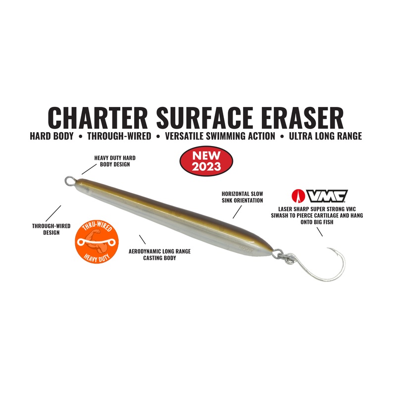 Hogy Long Range Surface Eraser Amber 4 in (3/4 oz)
