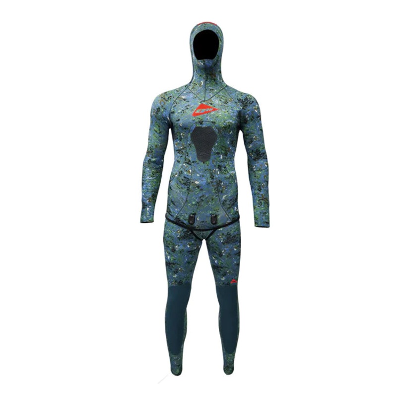 Ocean Hunter Chamelon Open Cell Performance Camo Wetsuit 3.5mm – Mega Clearance Large