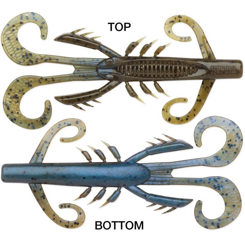 Rapala Crush City Hedgehog Green Pumpkin Blue Pearl 4″ 6pk