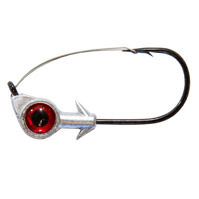 Z-Man Weedless Eye Jigheads 1/4oz Red