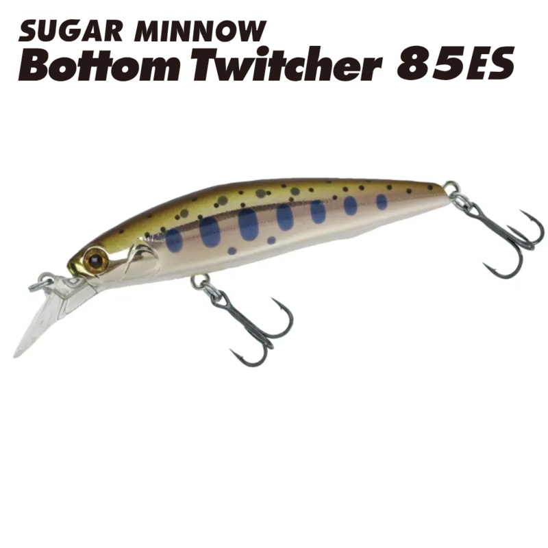 BASSDAY SUGAR MINNOW Bottom Twitcher 85ES 17g M-03 Kawasagi