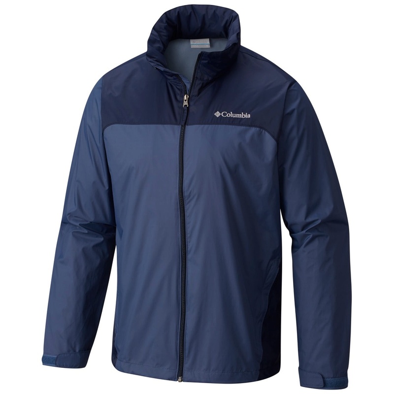 Columbia Glennaker Lake Rain Jacket Mens Dark Mountain Large
