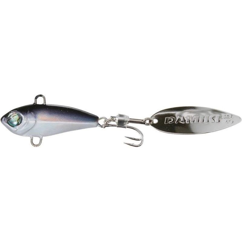 Damiki Axe Blade Tail Spinner Black Holo 3/4oz