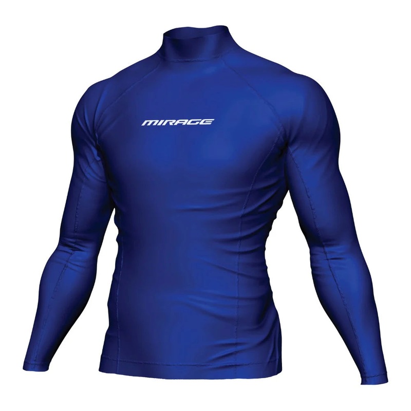 Mirage Rash Shirt Mens Long Sleeve Dark Blue Large