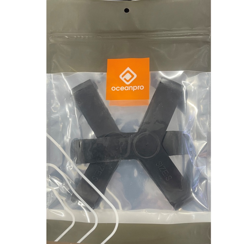 Ocean Pro Rubber Fin Keeper LARGE Black