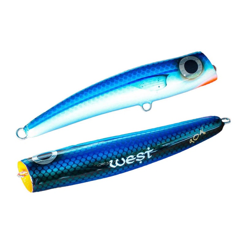 West Coast Poppers Dana Diving Poppers 90g Goldband Fusi