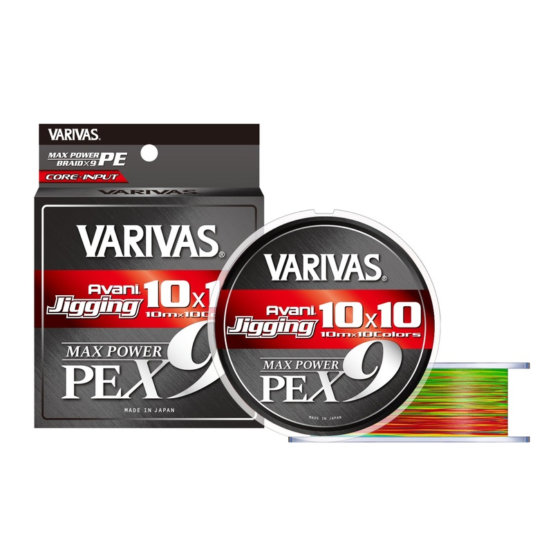 Multifilament – Varivas – Avani Jigging 10×10 Max Power PE X9 300m #2 (39Lb)