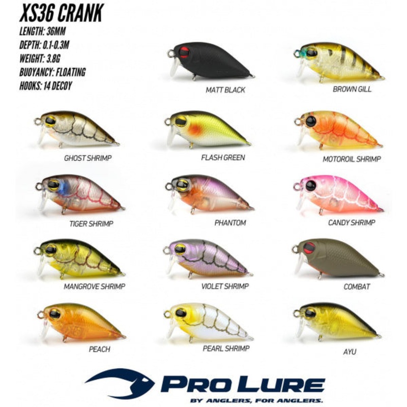 Prolure XS36 Crank 36mm BROWN GILL