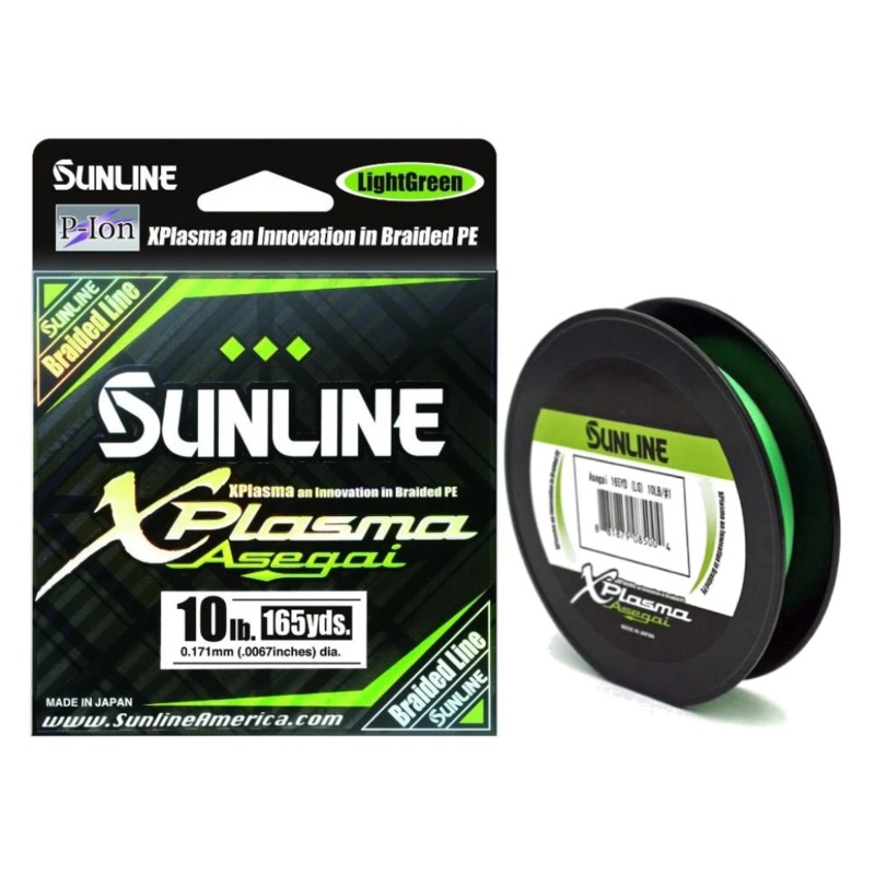 Sunline Xplasma Asegai Braid 10LB/150M LIGHT GREEN