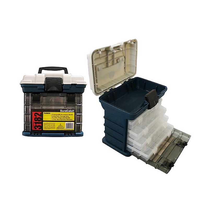 Surecatch 4 Tray Heavy Duty Fishing Tackle Box