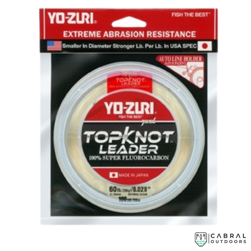 Yo-Zuri Topknot Fluorocarbon Leader | 27m |50lb-80lb 50lb