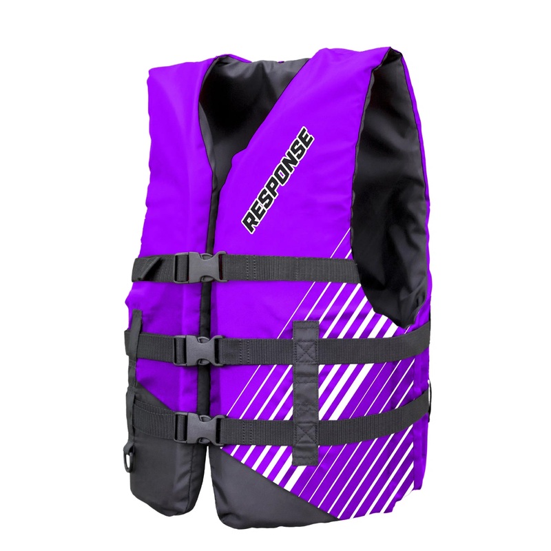Response Youth Child Kids Children Life Jacket PFD Vest L50S Purple Small