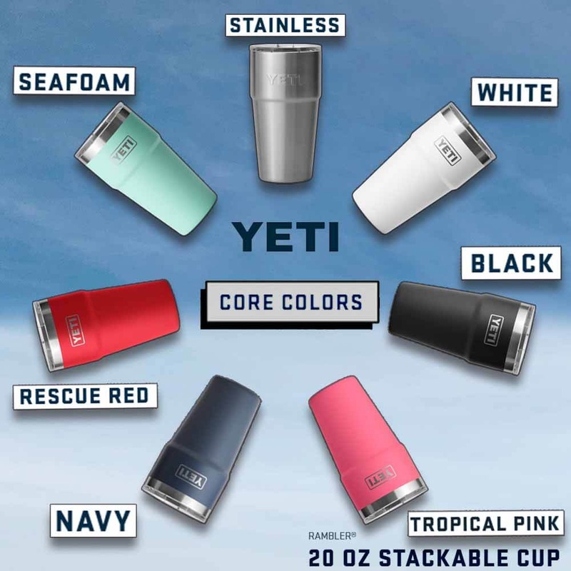 Yeti Rambler 20 OZ Stackable Cup BLACK
