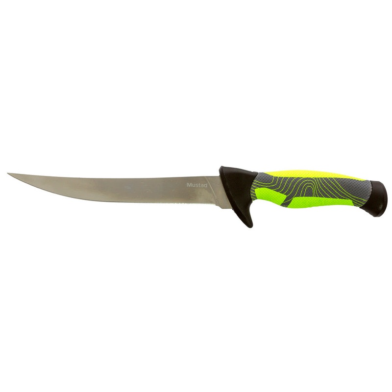 Mustad Green 7 Inch Fillet Knife – Mirror Polish