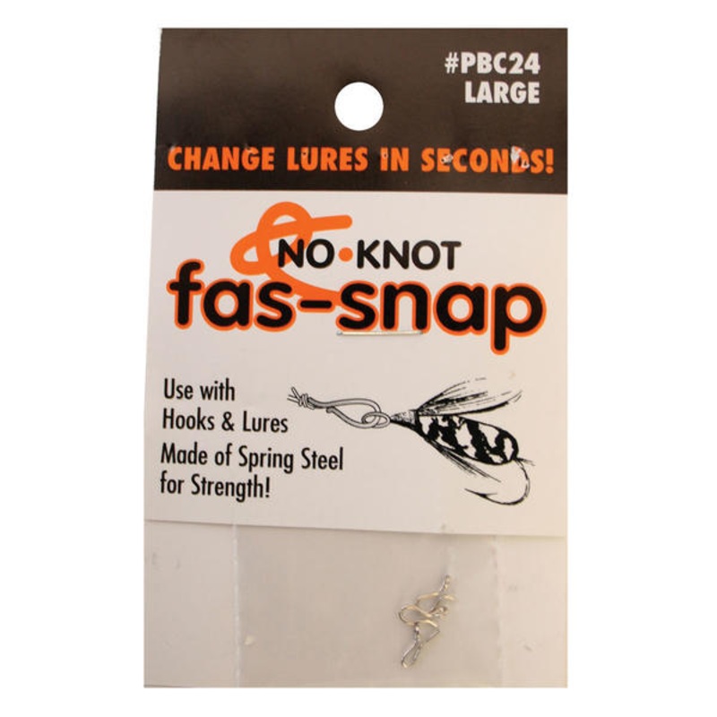 No knot Fas snap Nickel Small