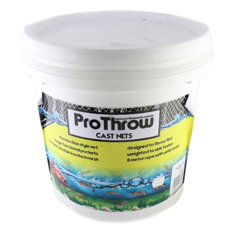 Pro Throw Bottom Pocket Cast Net 10ft